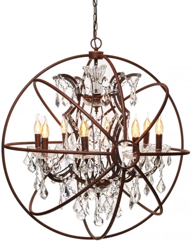 Подвесная люстра Loft It Foucaults Orb Crystal LOFT1897/8 подсвечник