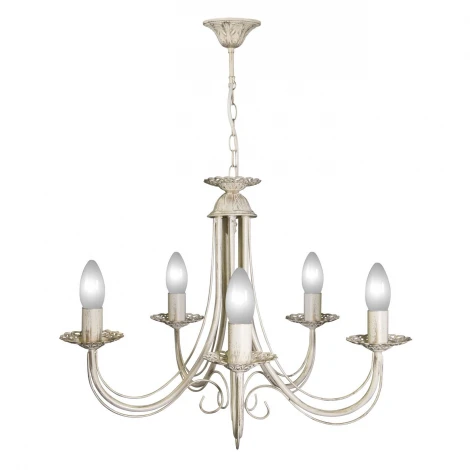 Люстра подвесная Day&Night, 5 ламп, бежевый с золотом