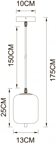 Подвесной светильник Arte Lamp Freddie A2234SP-1PB