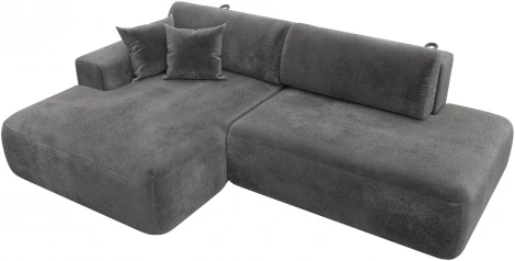 Диван угловой Лига-036 НПБ Модерн левый угол Лига Диванов (Велюр) арт.127777L