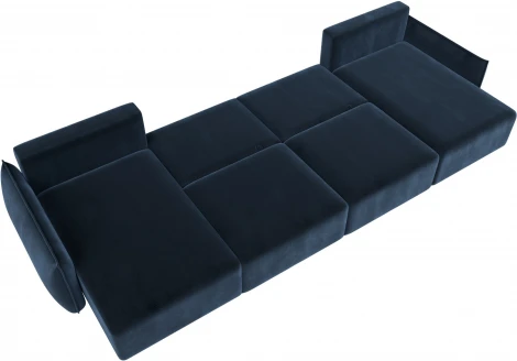 Диван П-образный Лига-051 НПБ Лонг Лига Диванов (Велюр) арт.128692