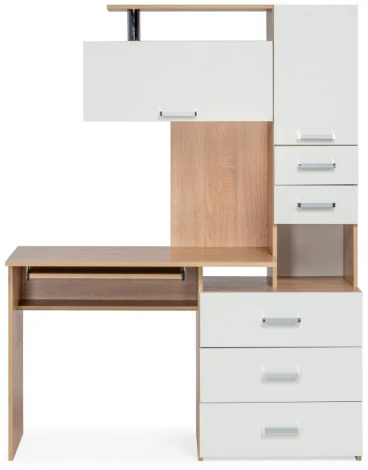 Стол компьютерный Woodville Джаз-17 левый дуб сонома 318952