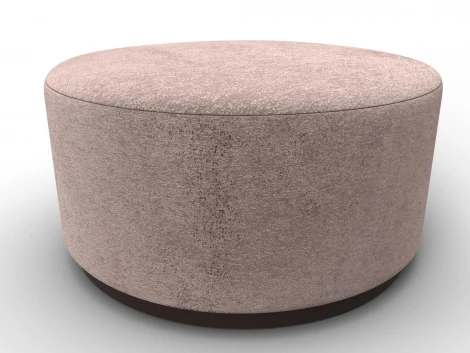 Пуф 005 (ДСП/Пластик/Велюр/Бежевый) Лига Диванов 132368
