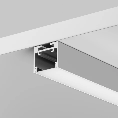 Алюминиевый профиль накладной-подвесной 25x22 серебро, 2 м, ALM-2522-S-2M Maytoni 633012