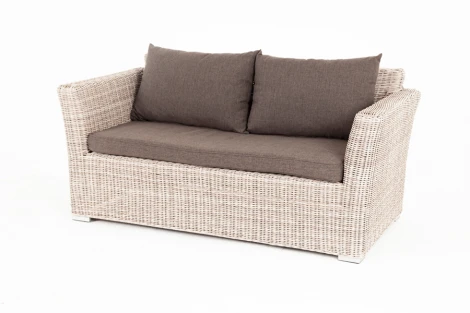 Диван из искусственного ротанга двухместный, цвет бежевый 4SIS Капучино YH-C2130W-3 beige
