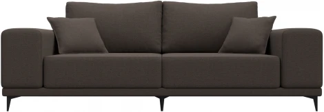 Диван прямой Льюес (Коричневый/Рогожка) Лига Диванов арт.122672