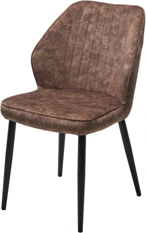 Стул M-City VENA, цвет FIESTA Шоколадный, велюр "антипальчиковый"/ черный каркас