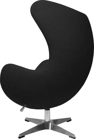 Кресло Bradex Home EGG CHAIR черный, экокожа (RF 0687)