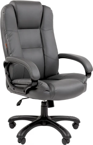 Компьютерное кресло CHAIRMAN 600 (Пластик,Экокожа/Серый)