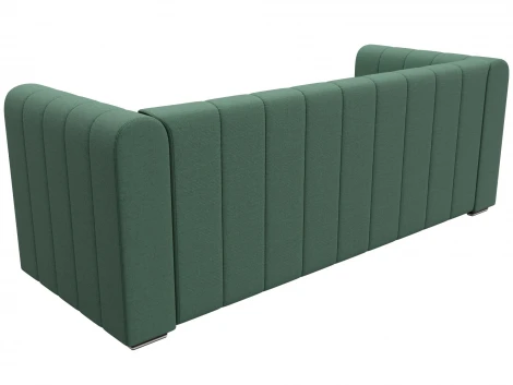 Диван прямой Лига-073 (ДСП,Фанера/Пластик/Рогожка/Зеленый) Лига Диванов 129984