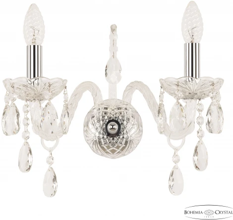 Бра Bohemia 105 105B/2/165 Ni (220V, подвески, подсвечник, свеча)