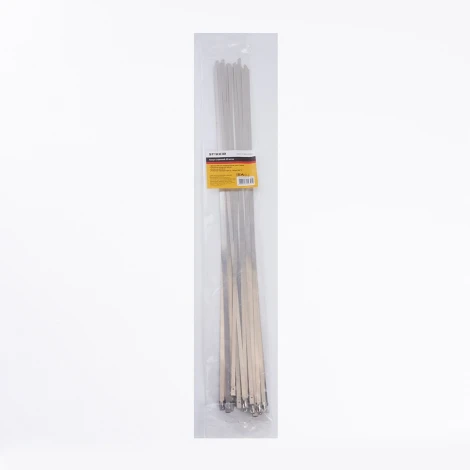 Хомут стальной 4,6х500мм серый 25 шт. Stekker 32799