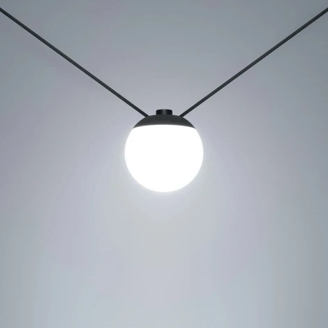 Трековый светильник светодиодный ART-INBELT-SFERO-R140-7W Day4000-MIX (BK, 240 deg, 48V, DALI) (Arlight, IP20 Металл) 051180