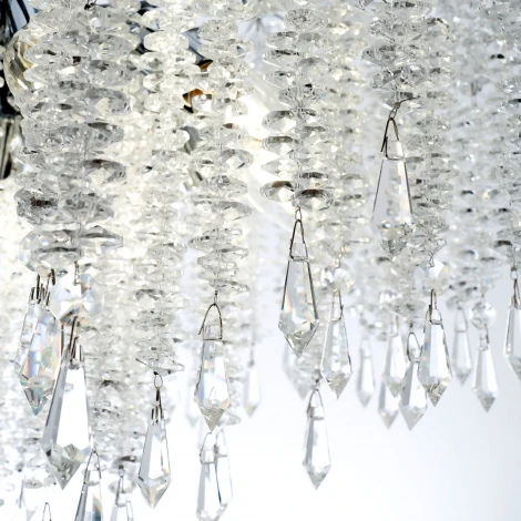 Подвесная люстра хрустальная Modelux MODELUX ML.855.12 CR