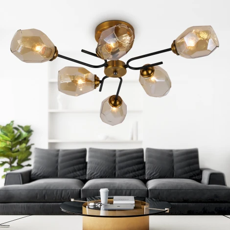 Потолочная люстра на штанге Rivoli Melanthe 3125-306