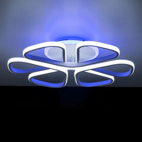 Потолочная люстра RGB Citilux Сезар Смарт CL233A250E (LED, 220V, умный дом - Алиса, Маруся, Сири, цветы)