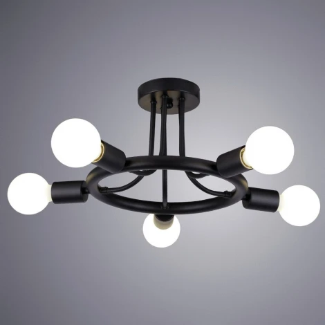 Потолочная люстра Arte Lamp Highgarden A6063PL-5BK