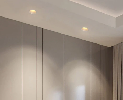 Встраиваемый светильник под гипсокартон Italline IT08-8021 white 3000K (LED, 220V, круглые)