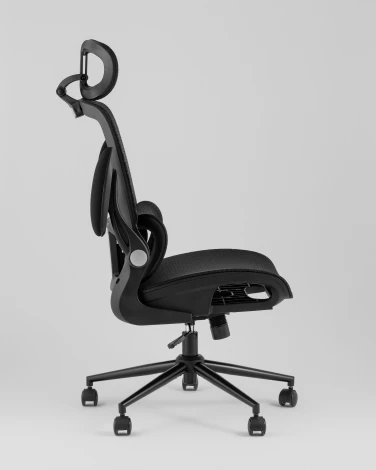 Кресло офисное TopChairs Tactus черная сетка Stool Group УТ000042052