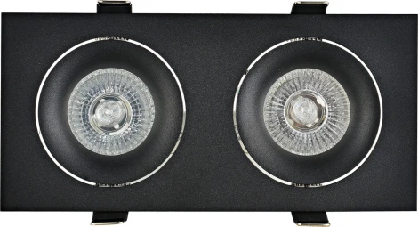Встраиваемый светильник Donolux Saturn DL18412/02TSQ Black (220V)
