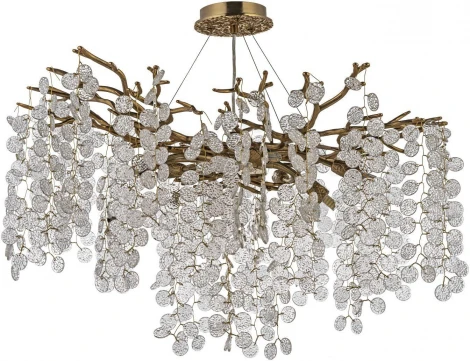 Подвесная люстра хрустальная Dio D`arte Tavenna Antigue Tavenna H 1.5.76.102 A (220V, на тросе)