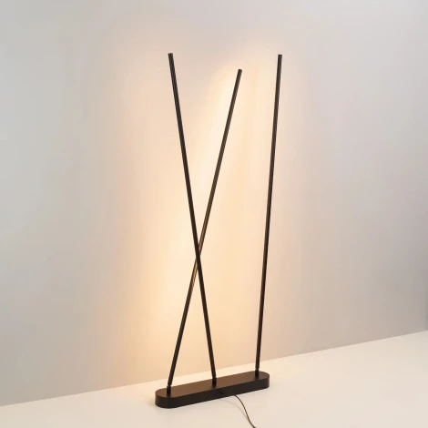 Торшер светодиодный SP-FRITO-FLOOR-36W Warm3200-MIX (BK, 120 deg, 230V) (Arlight, IP20 Металл) 059602