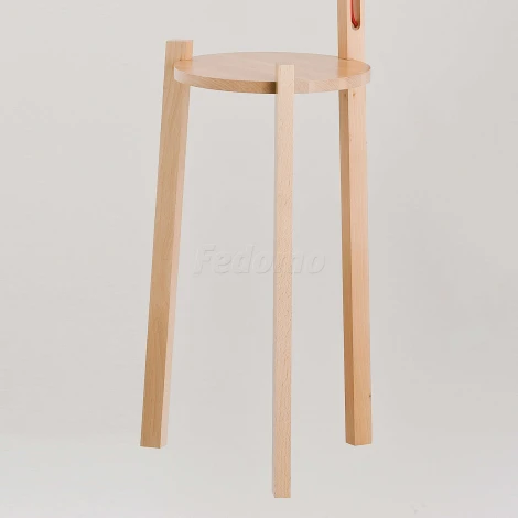 Торшер на треноге со столиком Alfa Clara 9246 (220V, бук)