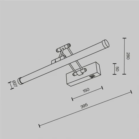 Подсветка для картин Maytoni Luster MIR268WL-L3B3K