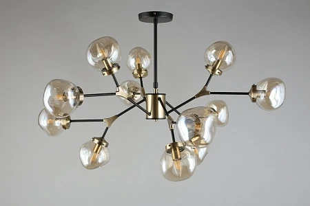 Потолочная люстра на штанге Omnilux Crotone OML-95107-12 (220V, шарики)