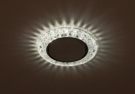 Встраиваемый точечный светильник Эра DK LD25 SL/WH (220V, круглые)