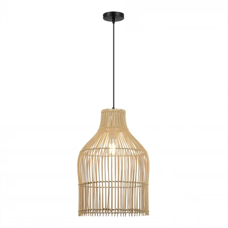 Подвесной светильник ST Luce Cesta SL1513.523.01 Белый/Бежевый E27 1*40W (220V, на проводе, круглые)