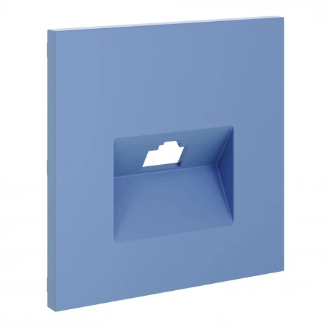 Накладка для розетки компьютерной RJ45 кат.6 (деним) Voltum S70 VLS001315