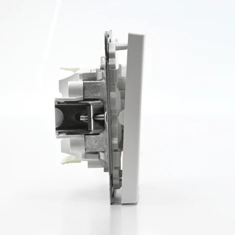 Выключатель двухклавишный (лотос) Systeme Electric GAL001317S