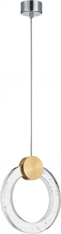 Подвесной светильник Simple Story 1084 1084-LED4PL (220V, хрусталь, на проводе, кольцо)