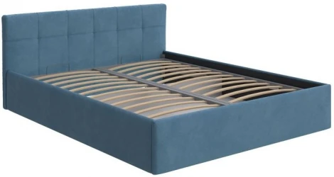 PROxSON Кровать Domo с бельевым ящиком (Ткань: Велюр Monopoly Прованский синий (792)) 180x200