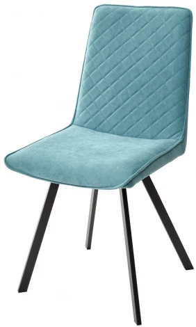 Стул PAINT, цвет B15 Мята, велюр / черный каркас