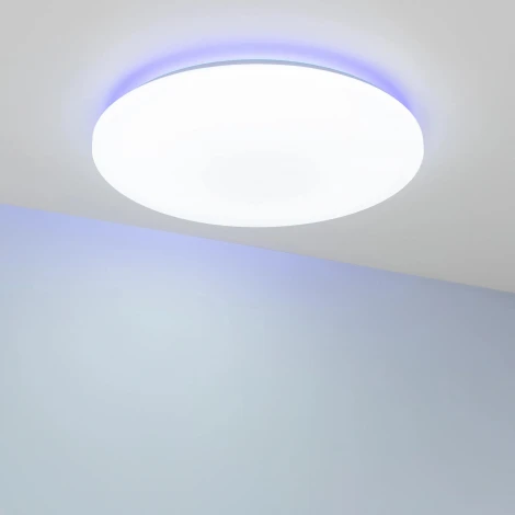 Потолочный светильник SP-FAVOR-R600-50W Day4000-MIX-RGB (WH, 100 deg, 230V, Tuya Zigbee) (Arlight, IP54 Пластик) 057444