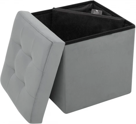 Пуф Leset Плуто складной с крышкой (МДФ,Велюр) арт.4687205418159