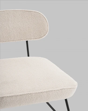 Кресло Kate new ткань букле бежевый Stool Group арт.УТ000041265