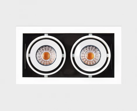 Карданный поворотный встраиваемый светильни Italline DL 3033 white 4000K (LED, 220V, IP44)