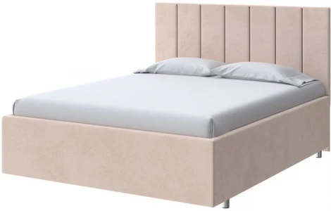 PROxSON Кровать Modern Large (Ткань: Велюр Teddy Тауп) 140x200