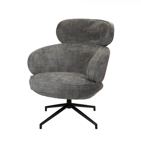 Кресло KING серый, шенилл Bradex Home FR 1074