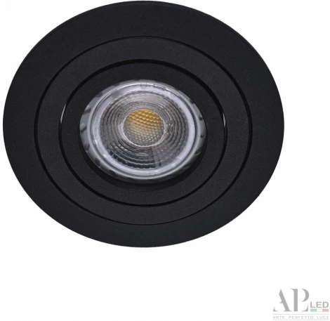 Встроенный точечный светильник APL LED Ingrid 3322.TCH111R/BK (круглые)