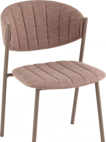 Стул Харпер ткань рогожка капучино каркас бежево-серый матовый Stool Group (арт.УТ000038932)