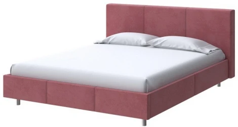 PROxSON Кровать Novo (Ткань: Велюр Ultra Багряный) 90x200