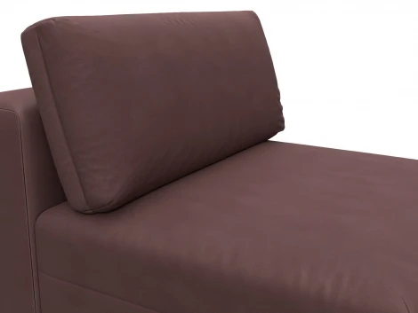 Модуль диван Лига-060 НПБ (ЛДСП,Брус,Фанера,Замша/Бордовый) Лига Диванов 129541