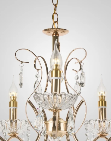 Подвесная люстра Мелодия Света PL1N P6781-5 GD 000029167