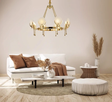 Подвесной светильник Lumina Deco Montego LDP 8010-8 F.GD