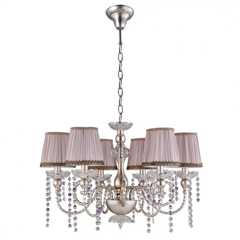 Подвесная люстра Crystal Lux Alegria SP6 SILVER-BROWN