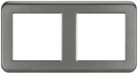 Рамка пластиковая FRM-VERSA-PL-2-GR (Arlight) 043780